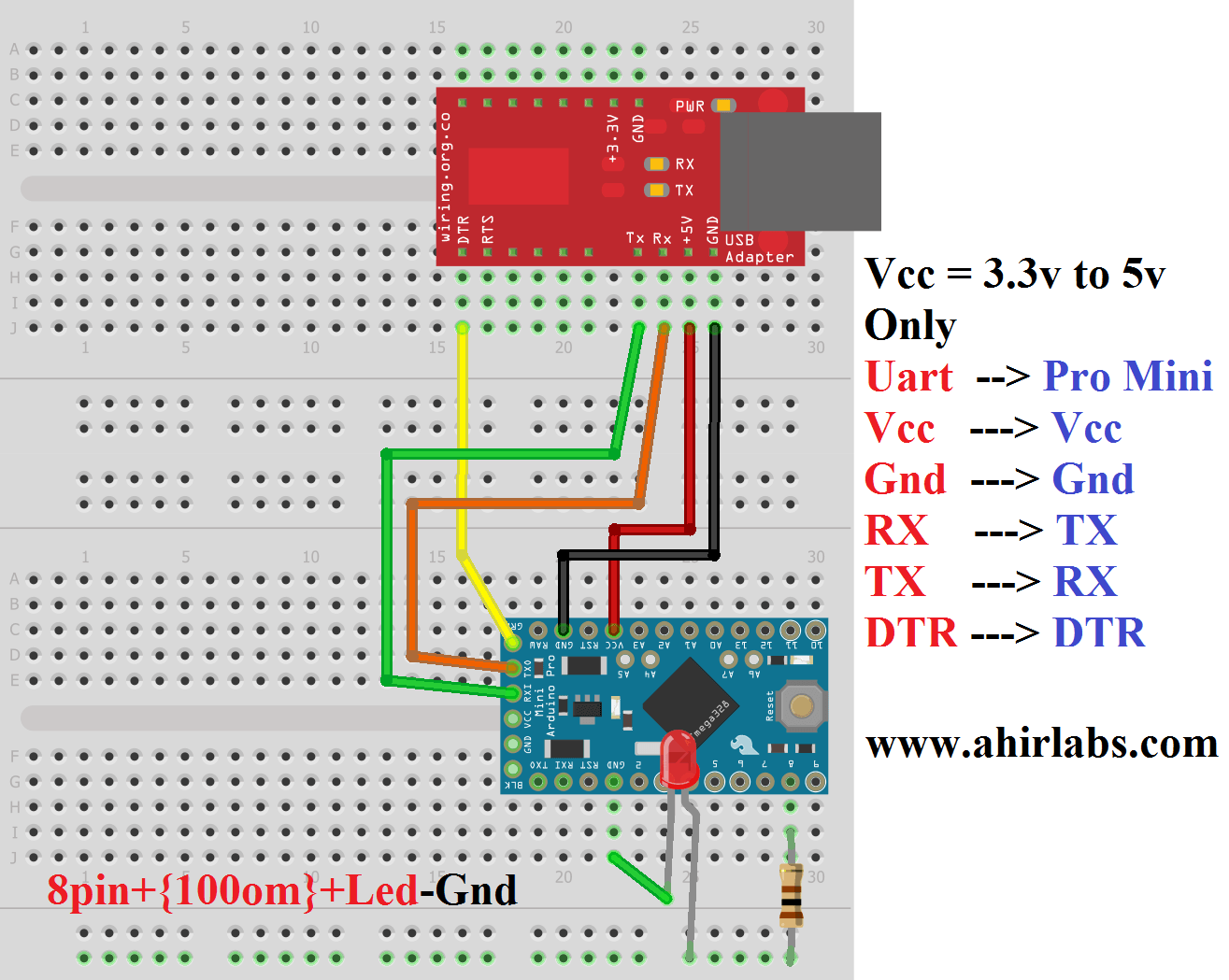 using arduino pro mini