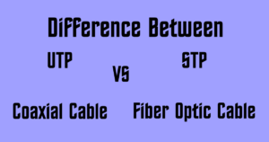 UTP STP Coaxial Cable & Fiber Optic Cable