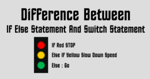 If Else Statement And Switch Statement