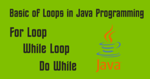 Basic of Loops in Java Programming